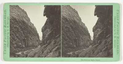 The Narrows, Ogden Canon, from the series "Union Pacific Railroad"