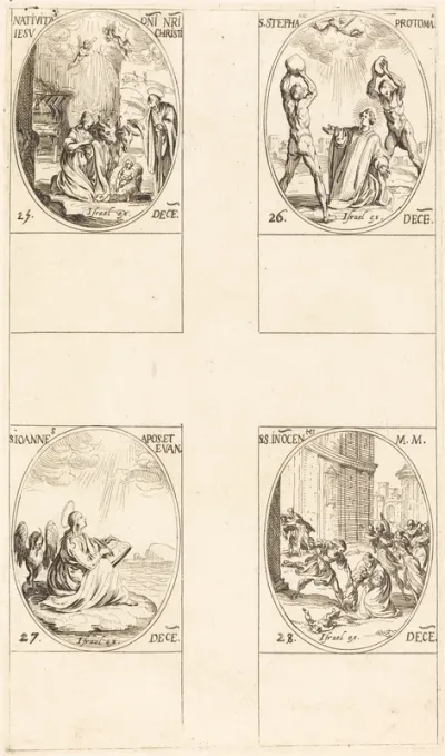 The Nativity; St. Stephen; St. John; Holy Innocents