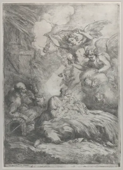 The Nativity with Angels