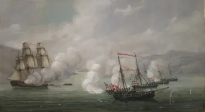 The Naval Battle at Alvøen