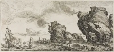 The Naval Battle, from Various Scenes Designed in Florence