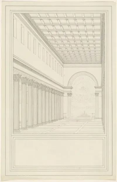 The Nave and Apse, without a Transept, of a Cathedral for Berlin