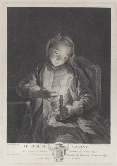The neglected lover (Le negligé galant)