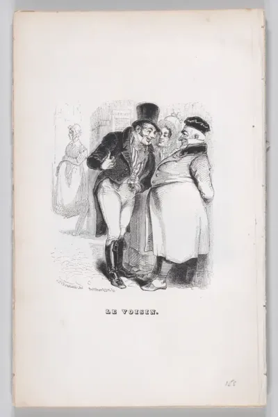The Neighbor, from "The Complete Works of Béranger"