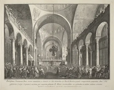 The Newly Elected Doge Presented to the People in San Marco