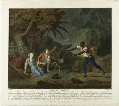 The Night, plate 1 from Paul et Virginie