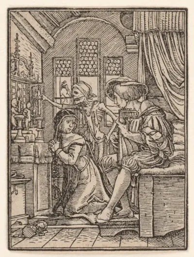 The Nun, from "The Dance of Death"