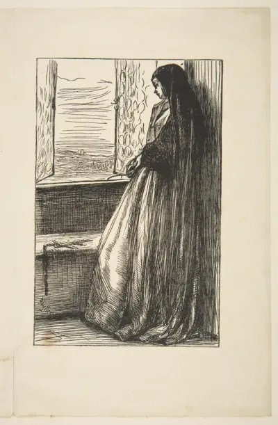 The Nun in "Count Burckhardt" (for "Once a Week," September 27, 1862)