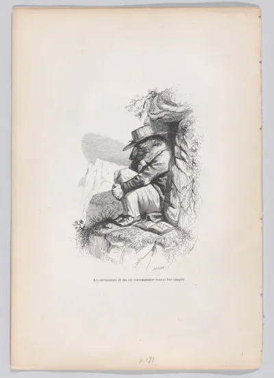 The occupations of my contemplative life were very simple, from "Scenes from the Private and Public Life of Animals"