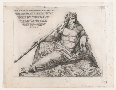 The Ocean God, from "Speculum Romanae Magnificentiae"