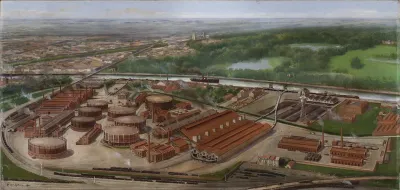 The old gasworks in Laeken