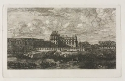 The Old Louvre from a Painting by Zeeman