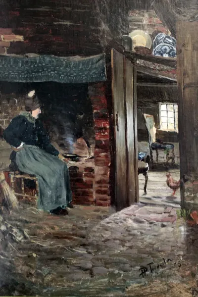 The old Sösk by the kitchen stove, Klockries