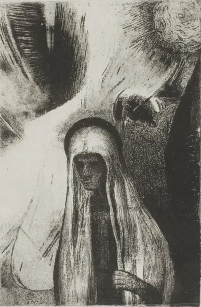 The Old Woman: What Are You Afraid Of? A Wide Black Hole! It is Empty Perhaps?", plate 19 of 24