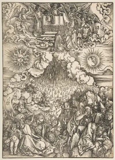 The Opening of the Fifth and Sixth Seals, from "The Apocalypse", Latin Edition