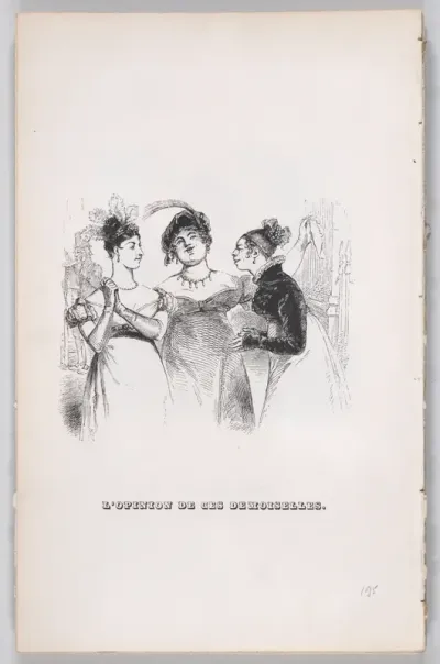 The Opinion of these Ladies, from "The Complete Works of Béranger"