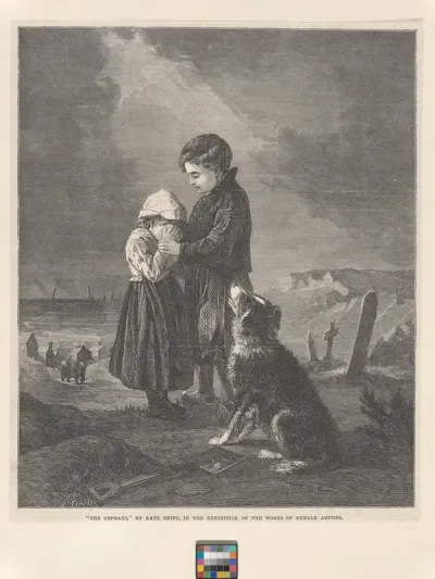 The Orphans, from "Illustrated London News"