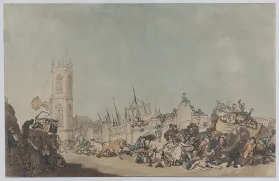 The Overdrove Ox (Mad Bull on Westminster Bridge)