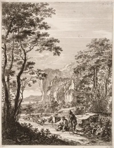 The Ox Cart, from the series Italianate Landscapes
