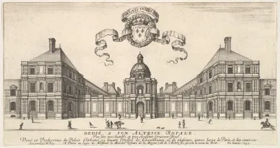The Palais d'Orléans, from "Various views of remarkable places in Italy and France" (Diverses vues d'endroits remarquables d'Italie et de France)