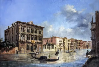 The Palazzo Vendramin Calergi on the Canal Grande
