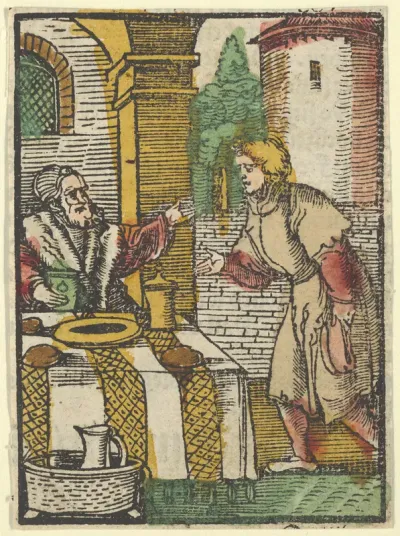 The Parable of the Banquet without Guests, from Das Plenarium