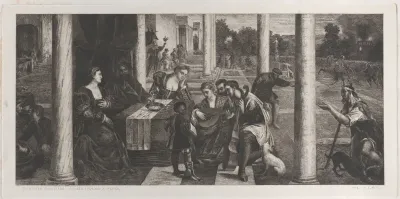 The parable of the rich man (Dives) and Lazarus
