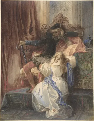 The Pardon Refused (from Sir Walter Scott's "Kenilworth")