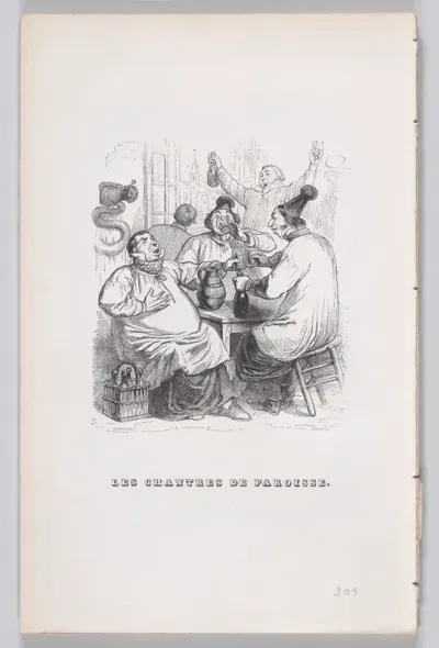 The Parish Singers, from "The Complete Works of Béranger"