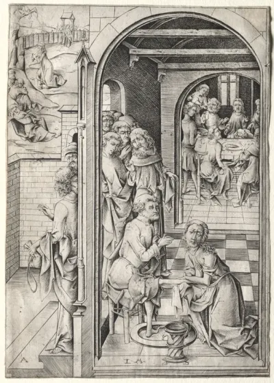 The Passion:  Christ Washing the Feet of His Disciples