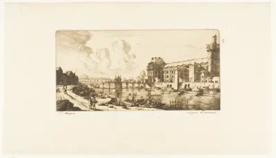 The 'Pavillon de Mademoiselle' and Part of the Louvre