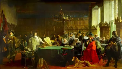 The peace negotiation in the city hall of Munster (1646-1648)