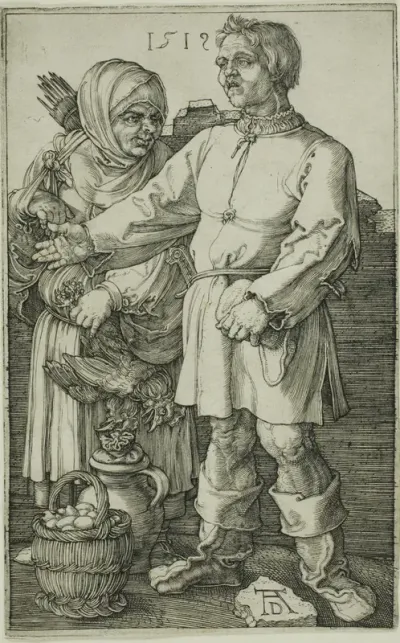 The Peasant and His Wife at Market