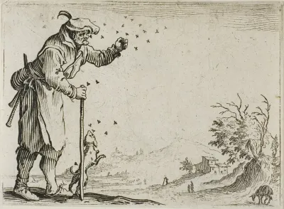 The Peasant Attacked by Bees, from The Caprices