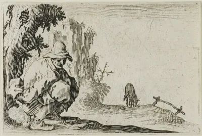 The Peasant Squatting, from The Caprices