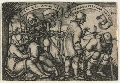 The Peasant Wedding or the Twelve Months:  No. 10