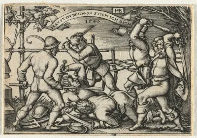 The Peasant Wedding or the Twelve Months:  No. 9