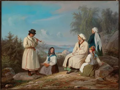 The Peasantry from Kurkijoki, after Magnus von Wright