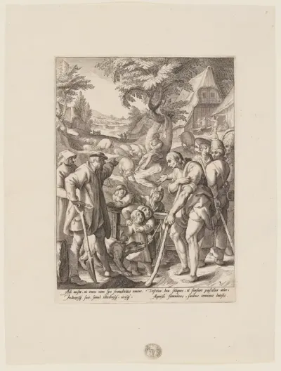The Penitence of the Prodigal Son, from The History of the Prodigal Son