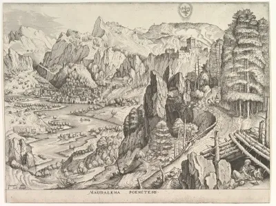 The Penitent Magdalene (Magdalena Poenitens), from "The Large Landscapes"