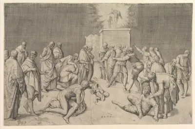 The Philistines Place the Ark of the Covenant in the Temple of Dagon