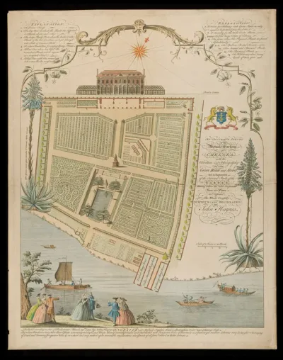 The Physic Garden, Chelsea: a plan view