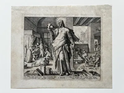 The Physician Considered a God, from Allegories of the Medical Profession
