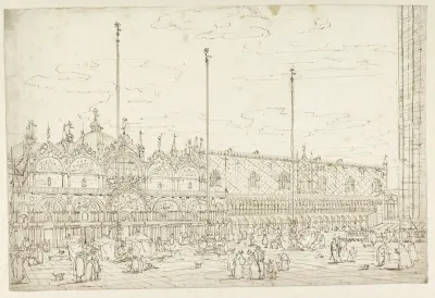 The Piazza San Marco with Basilica and Palazzo Ducale, Venice