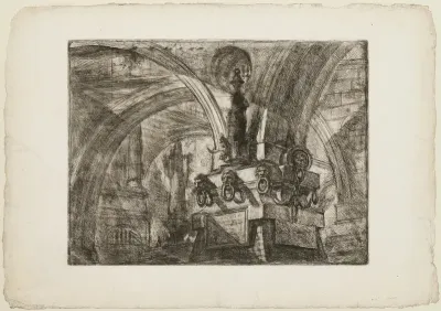 The Pier with a Lamp, plate 15 from Imaginary Prisons