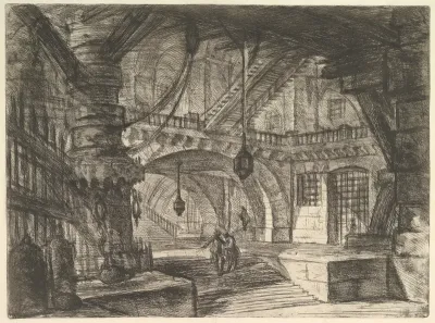 The Pier with Chains, from "Carceri d'invenzione" (Imaginary Prisons)
