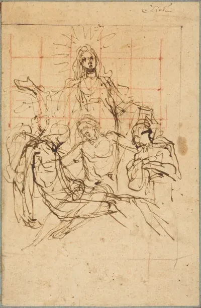 The Pietà (recto)