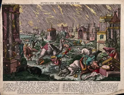 The plague of hail and thunder