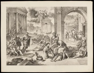 The plague of the Israelites