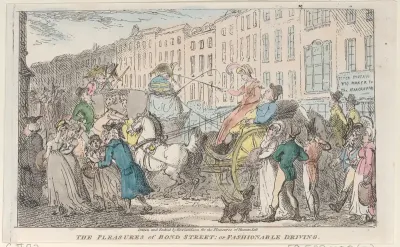 The Pleasures of Bond Street: or Fashionable Driving